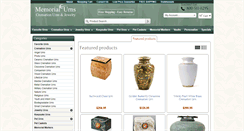 Desktop Screenshot of memorial-urns.com